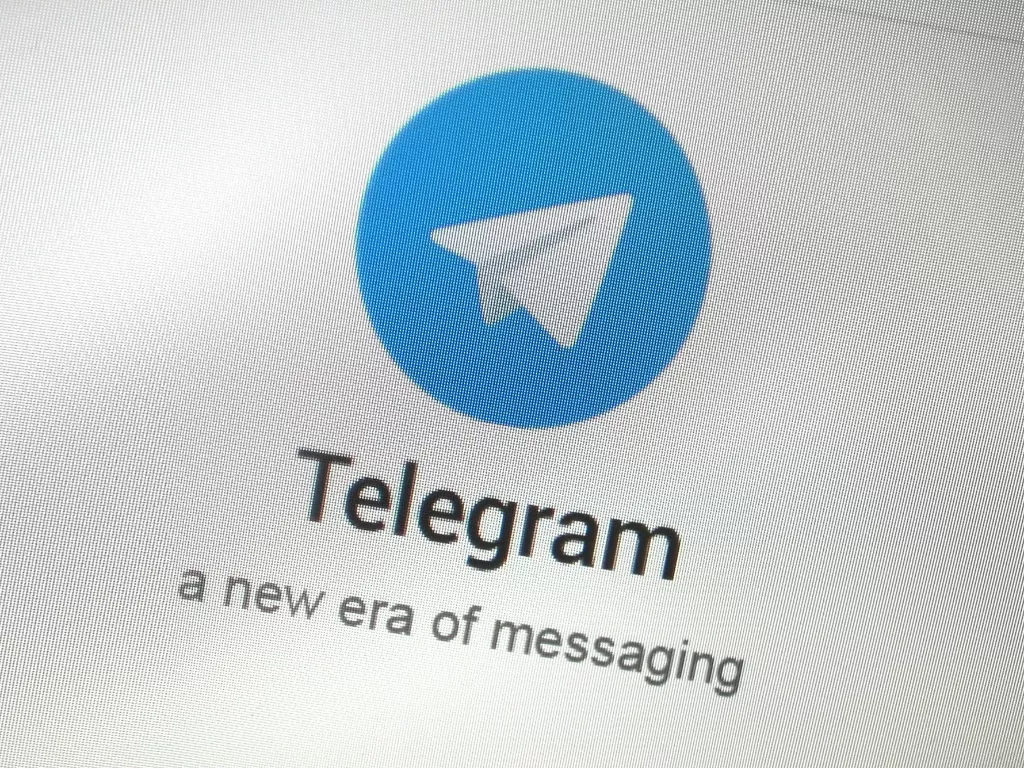 Tampilan logo aplikasi perpesanan online Telegram (photo/REUTERS/Thomas White)