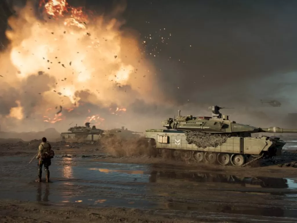 Tampilan render in-game engine dari game Battlefield 2042 terbaru (photo/Electronic Arts)