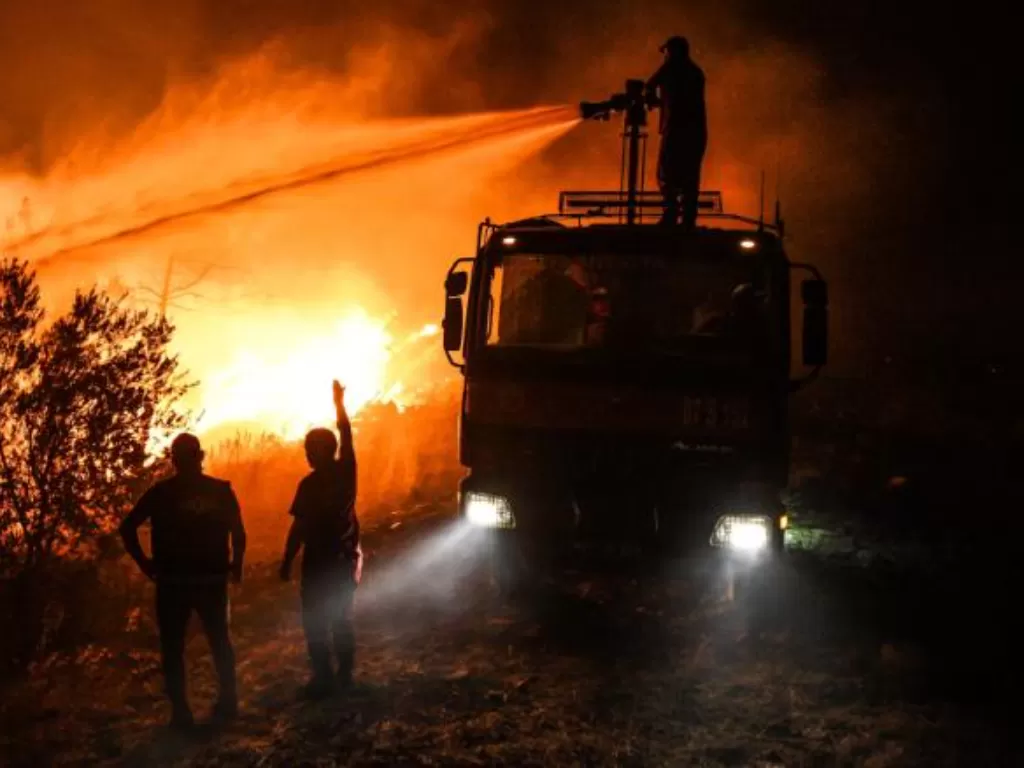 Kebakaran hutan di Turki. (photo/Dok. CNN)