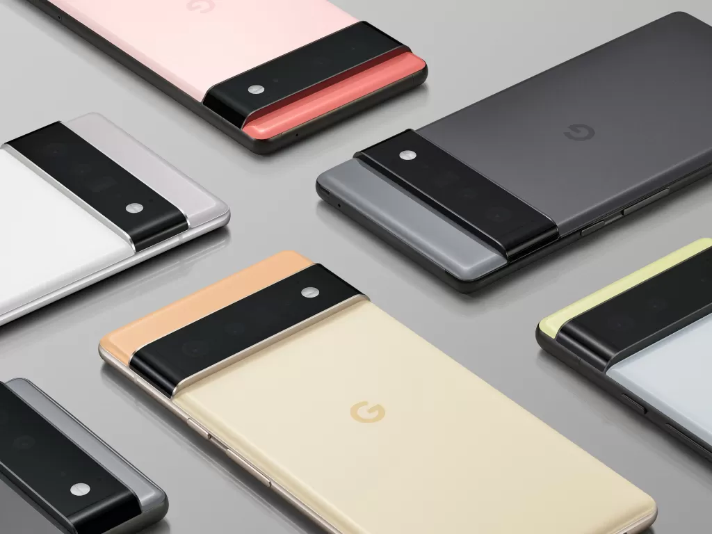 Tampilan resmi dari smartphone Google Pixel 6 Series terbaru (photo/Google)