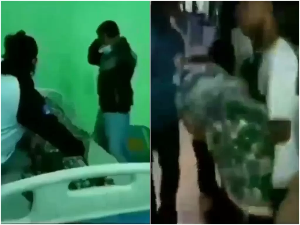 Cuplikan video warga bawa pulang jenazah pakai motor. (photo/Istimewa)