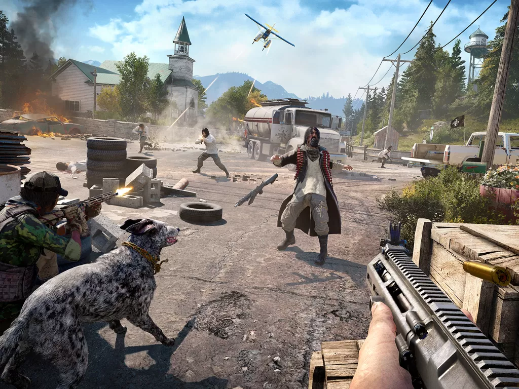 Tampilan gameplay dari game Far Cry 5 besutan Ubisoft (photo/Ubisoft)