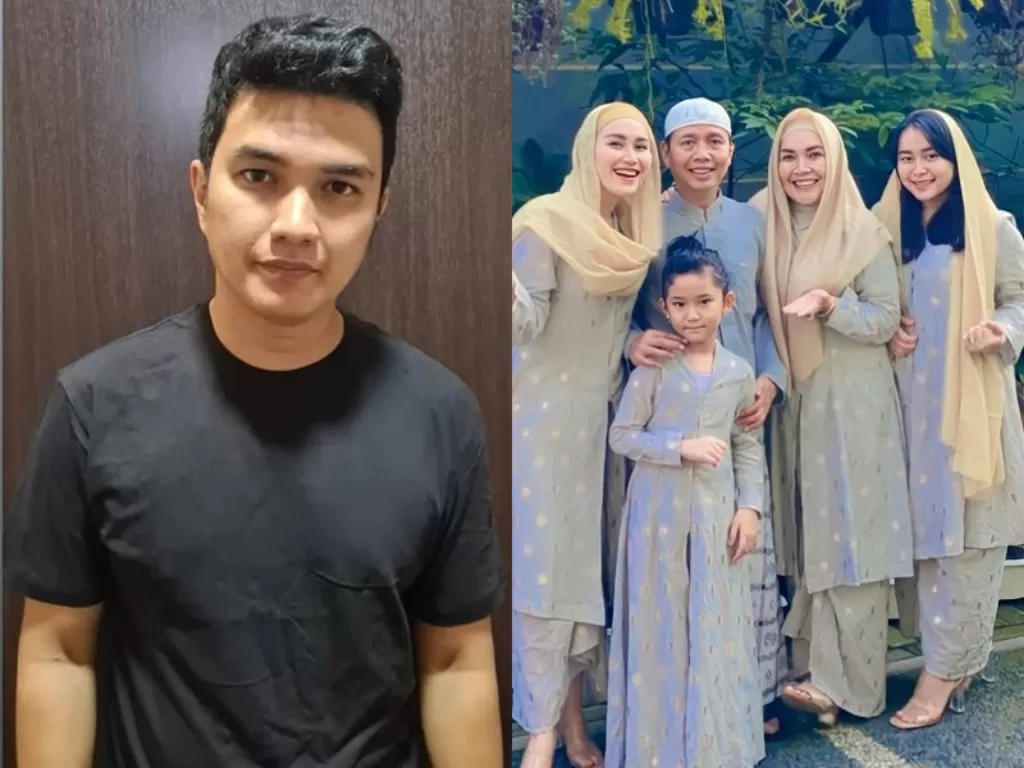 Aldi Taher dan Keluarga Ayu Ting Ting. (Instagram/@alditaher.official/@ayutingting92)