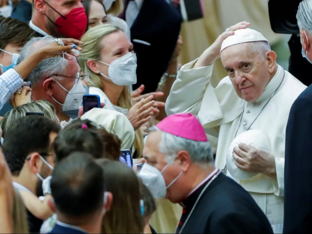 Paus Fransiskus bakal mengunjungi Lebanon untuk peringati tragedi ledakan di Beirut (REUTERS/Remo Casilli)