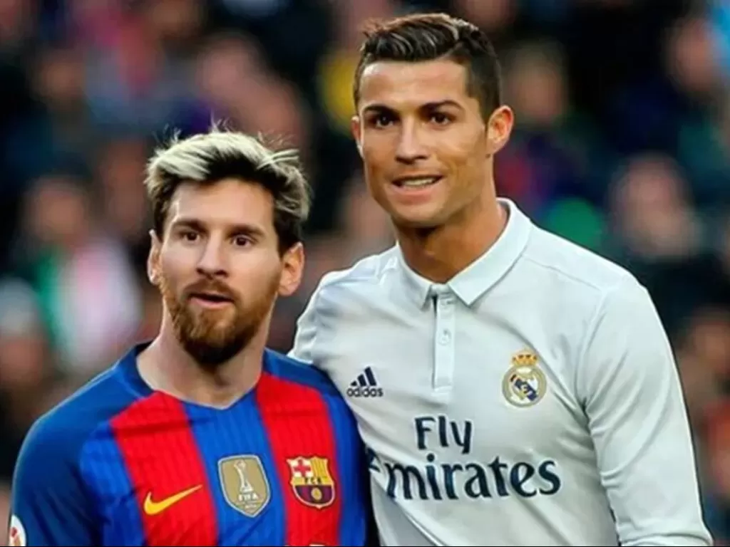 Kenangan Messi dan Ronaldo saat bersaing di LaLiga (Twitter)