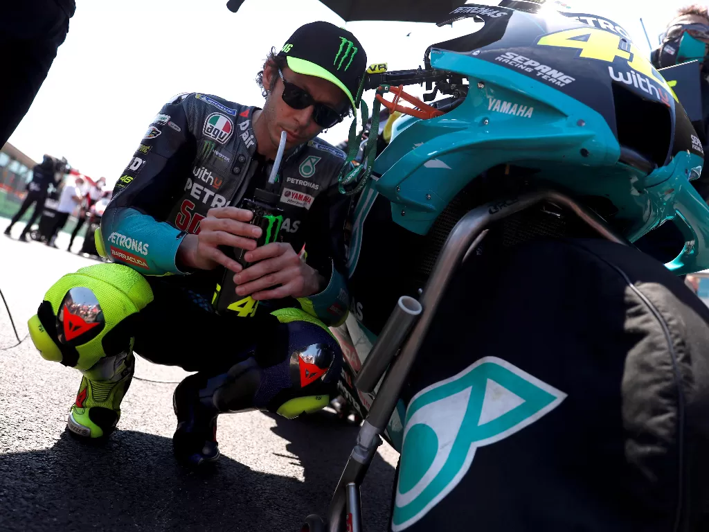 Valentino Rossi memutuskan pensiun dari MotoGP (REUTERS/Pedro Nunes/File Photo)
