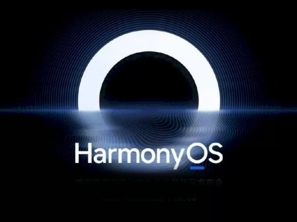 Tampilan logo dari sistem operasi HarmonyOS besutan Huawei (photo/Huawei)