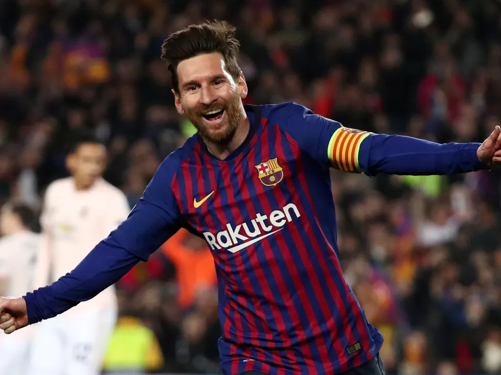 Lionel Messi berpisah dengan Barcelona. (photo/REUTERS/Sergio Perez)
