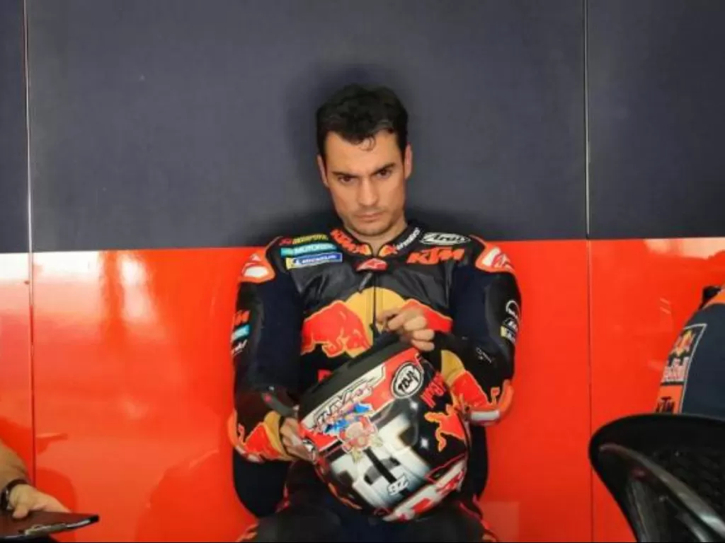 Dani Pedrosa terlibat insiden di MotoGP Styria (twitter/@26_DaniPedrosa)