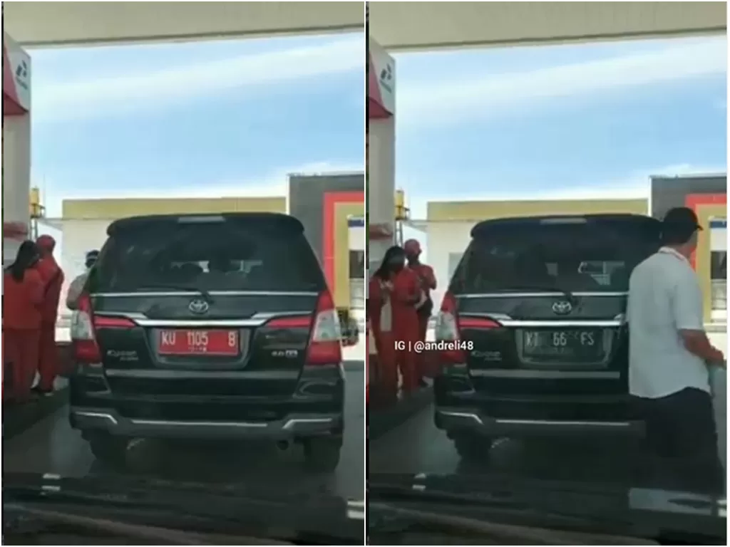  Viral Mobil Dinas Plat Merah Berubah Sekejap Jadi Plat Hitam, Netizen: Lah Kok Bisa?