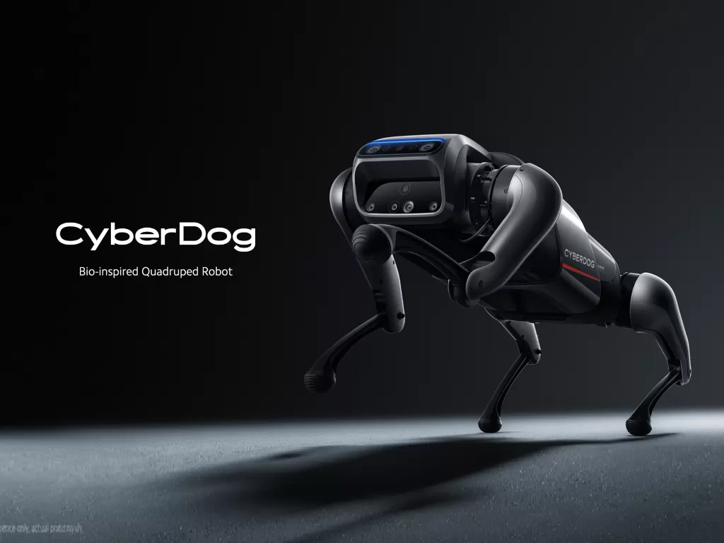 Tampilan robot pintar buatan Xiaomi bernama CyberDog (photo/Xiaomi)