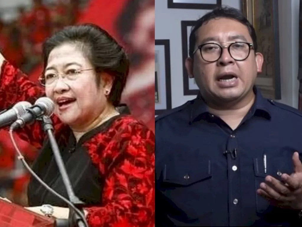 Kiri: Megawati (Instagram/presidenmegawati) | Kanan: Fadli Zon (YouTube/Fadli Zon Official)