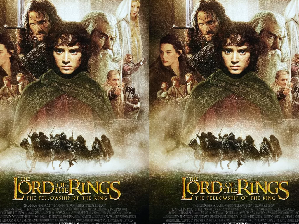 Tampilan poster 'The Lord of the Rings'. (photo/Dok. IMDB)