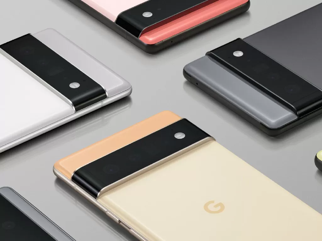 Tampilan belakang dari smartphone Google Pixel 6 Series terbaru (photo/Google)
