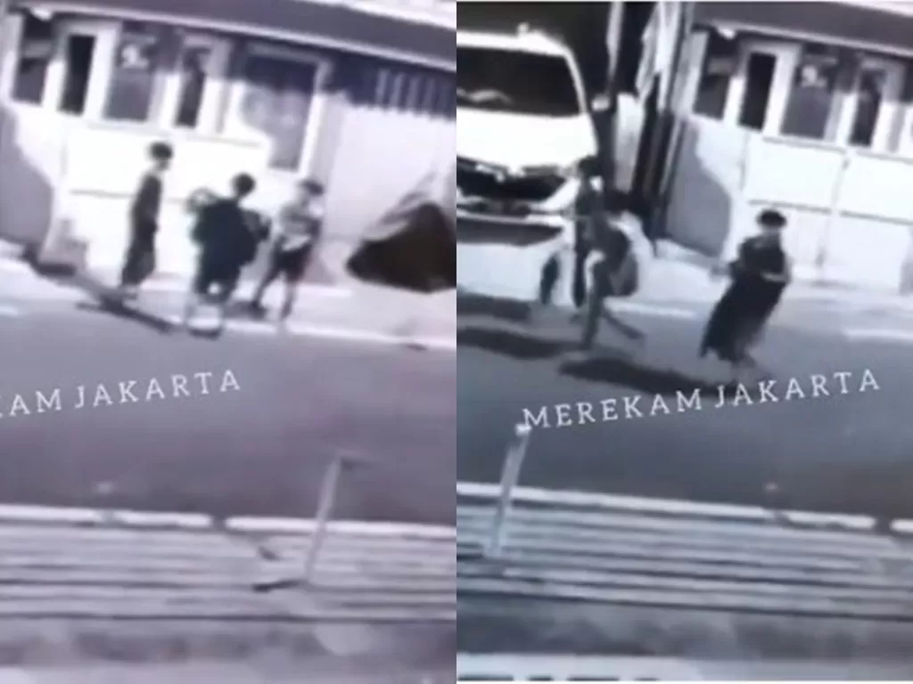 Remaja terekam CCTV curi jaket dan celana dalam di Kemayoran (Instagram/merekamjakarta) 