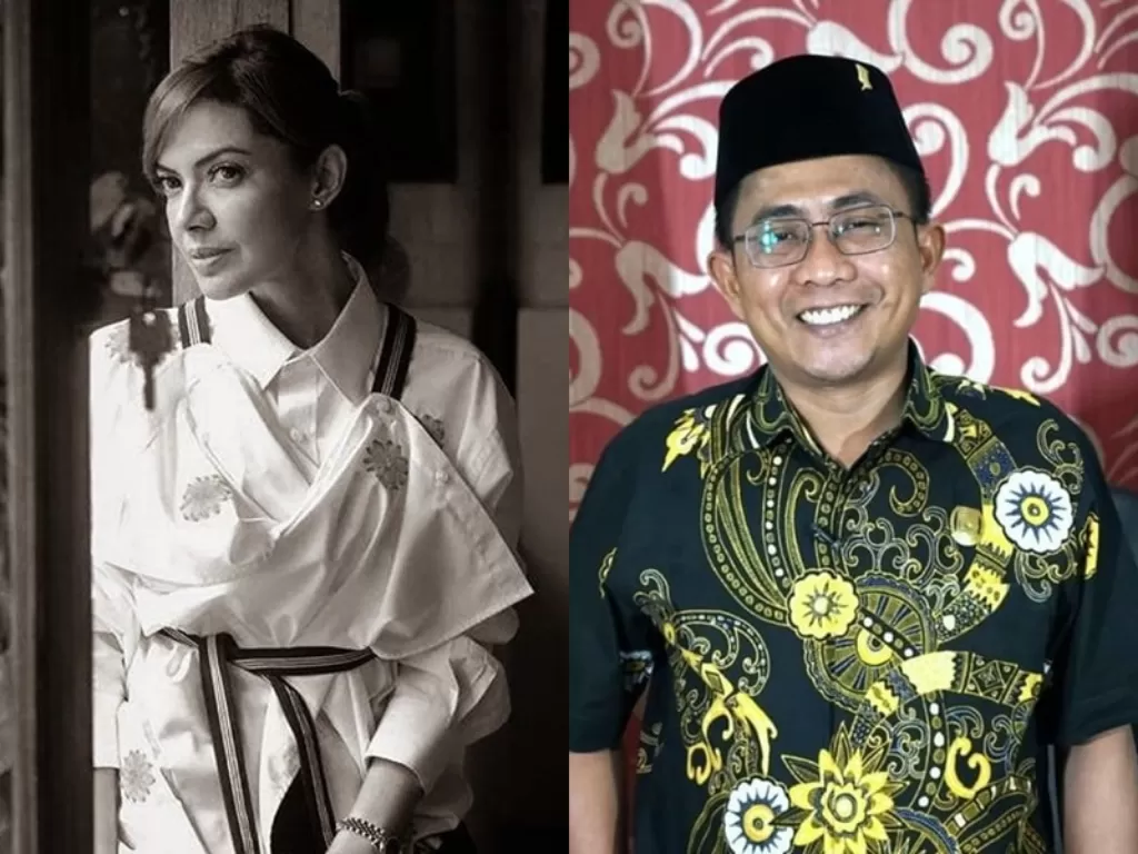 Najwa Shihab dan Ketua DPRD Tangerang. (Instagram/@najwashihab/@gatot_wibowo)
