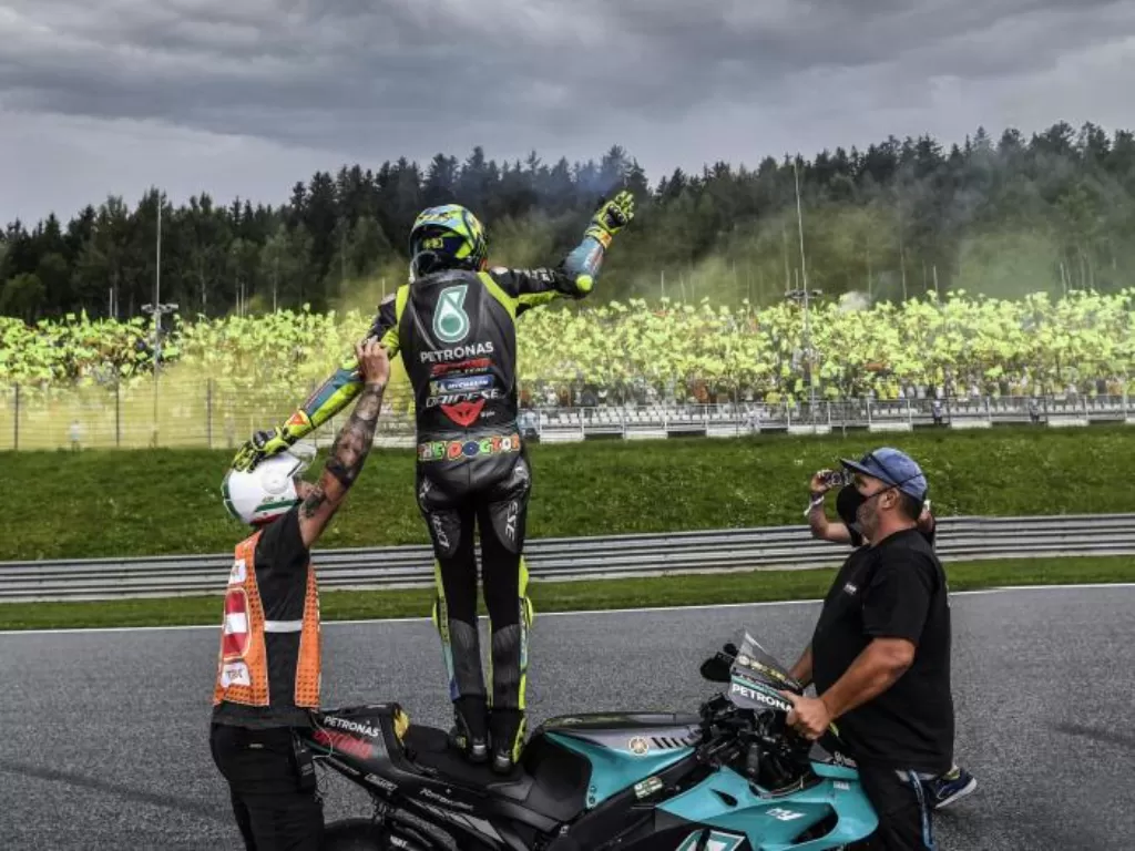 Valentino Rossi tampil di MotoGP Austria 2021 (motogp.com)