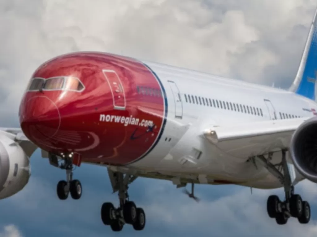 Penerbangan Norwegian. (photo/Dok. Breaking Travel News)