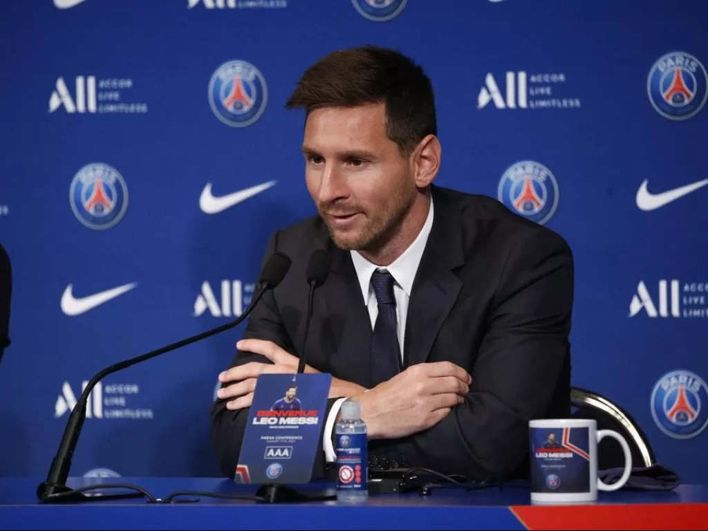 Lionel Messi yang bergabung dengan Paris Saint Germain. (photo/Instagram/@leomessi)