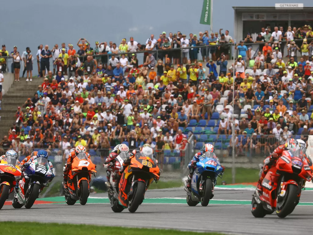 Balapan MotoGP Austria jadi salah satu yang tergila (REUTERS/Borut Zivulovic)