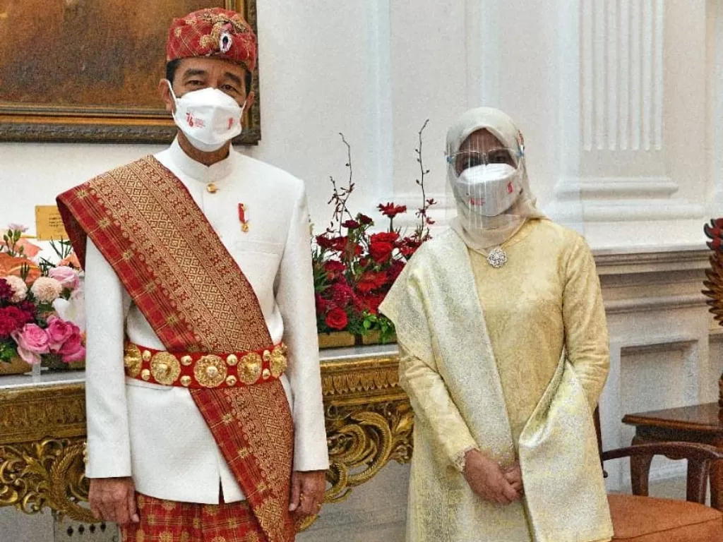Presiden Jokowi dan istri. (Instagram/@jokowi)