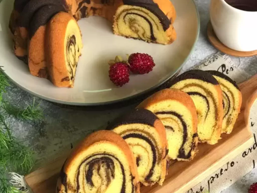 Marmer Cake (Cookpad/Lestyorini 