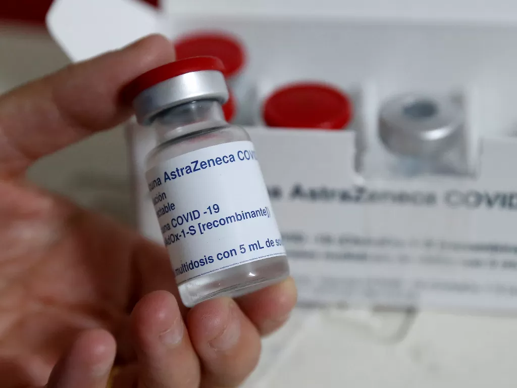 Vaksin AstraZeneca (REUTERS/RODRIGO GARRIDO)