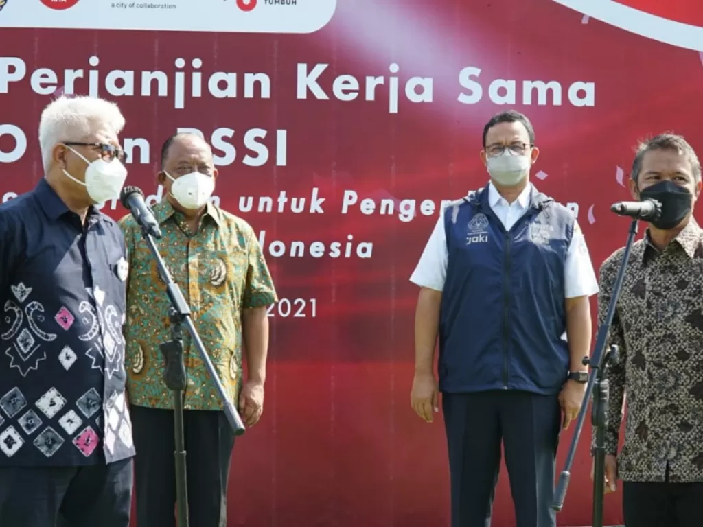 PSSI bekerja sama dengan PT Jakarta Propertindo (PT Jakpro) (PSSI)