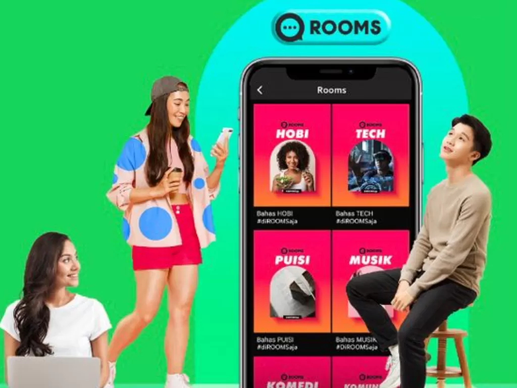 Fitur terbaru dari JOOX bernama ROOMS. (Dok. JOOX Indonesia)