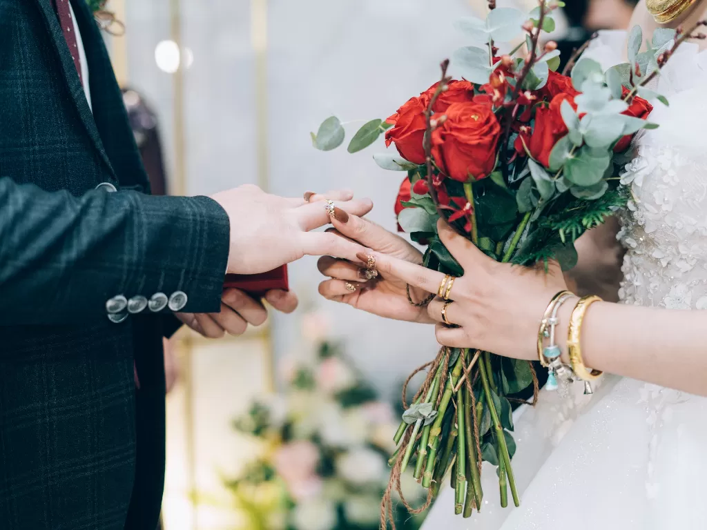 Pernikahan. (photo/Ilustrasi/Pexels/Tien Dung)