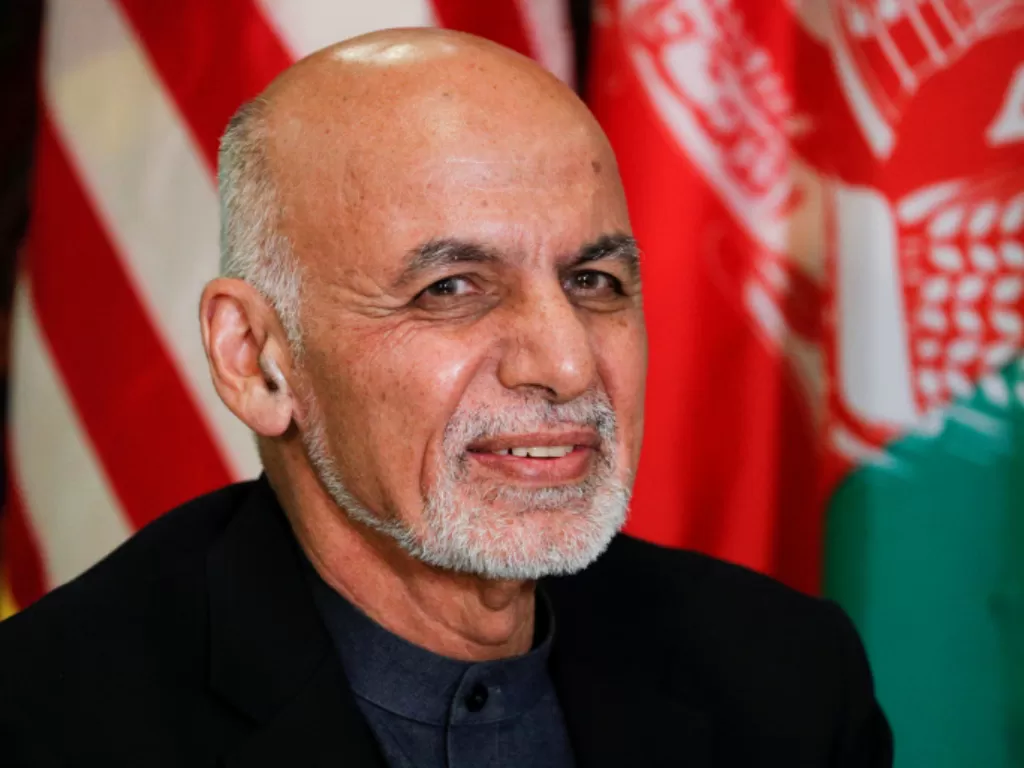  Presiden Afghanistan Ashraf Ghani bantah kabur membawa uang satu peti. (Foto/Reuters)
