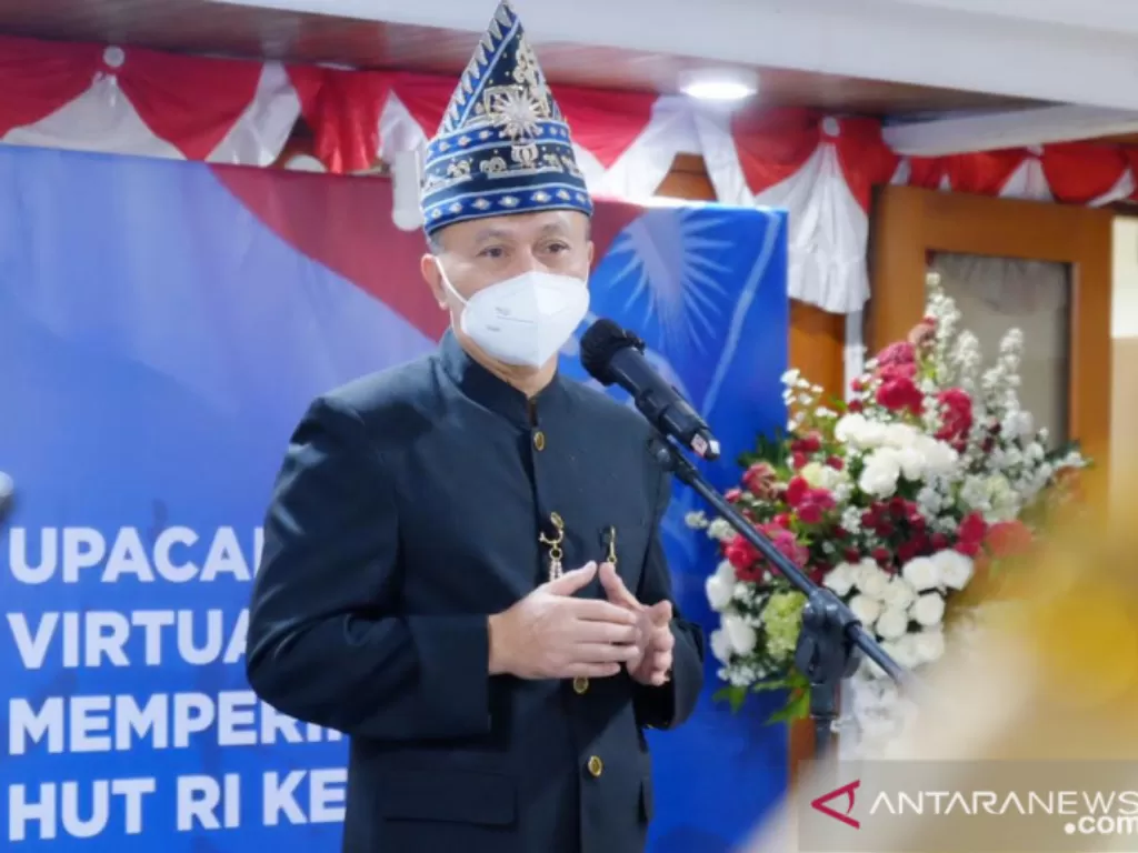 Ketua Umum DPP PAN Zulkifli Hasan hadir dalam upacara bendera Peringatan Ulang Tahun Ke-76 Republik Indonesia (DPP PAN)