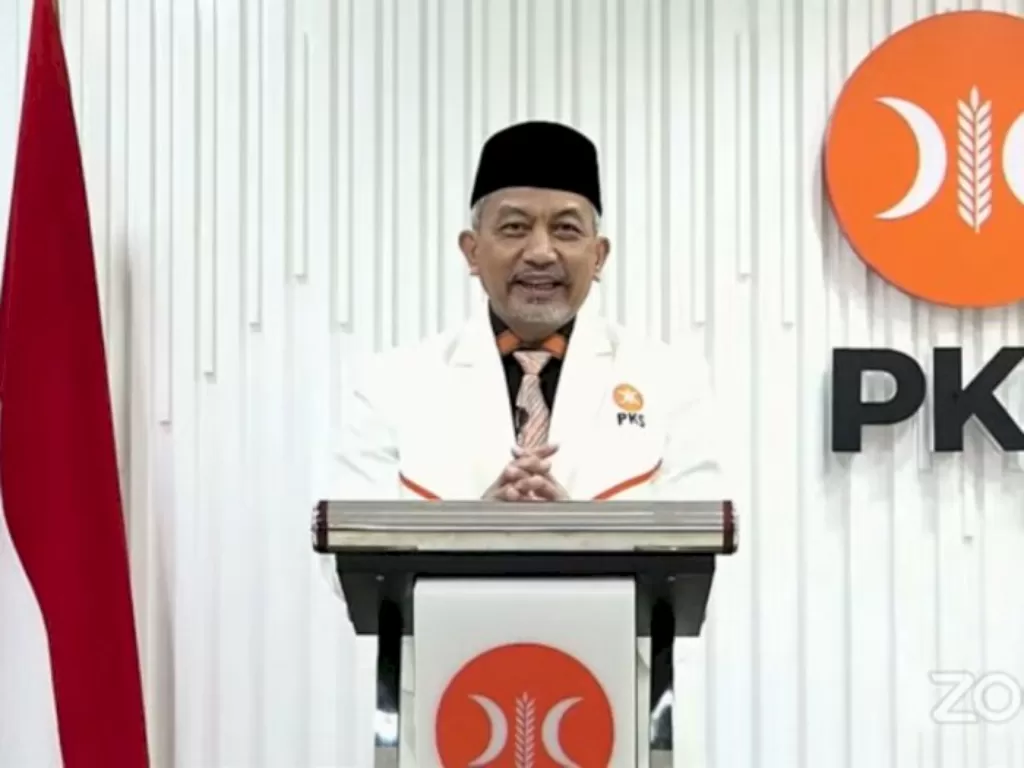 Tangkapan layar presiden PKS Ahmad Syaikhu. (Istimewa).