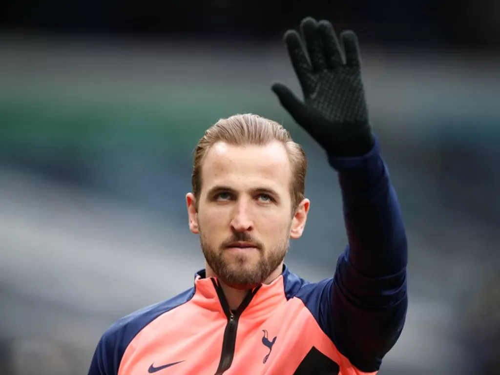 Masa depan Harry Kane bersama Tottenham sedang kencang dispekulasikan. (REUTERS/Paul Childs)