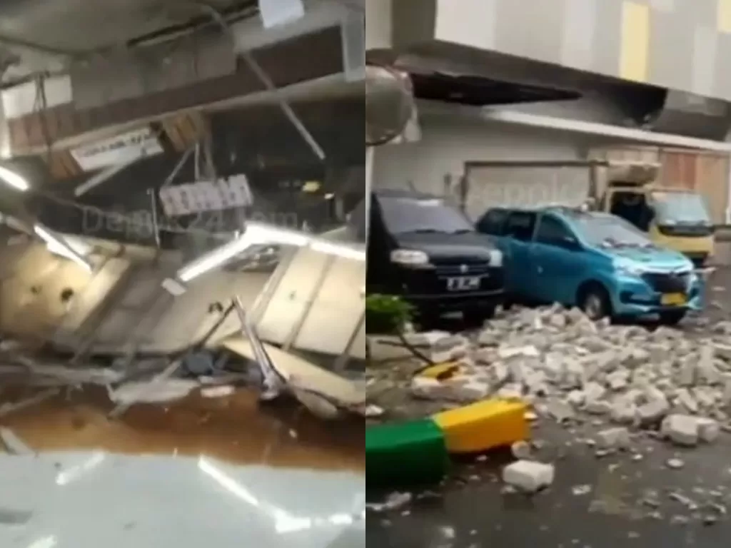 Ledakan terjadi di Margo City Mall Depok. (Photo/Instagram/@depok24jam)