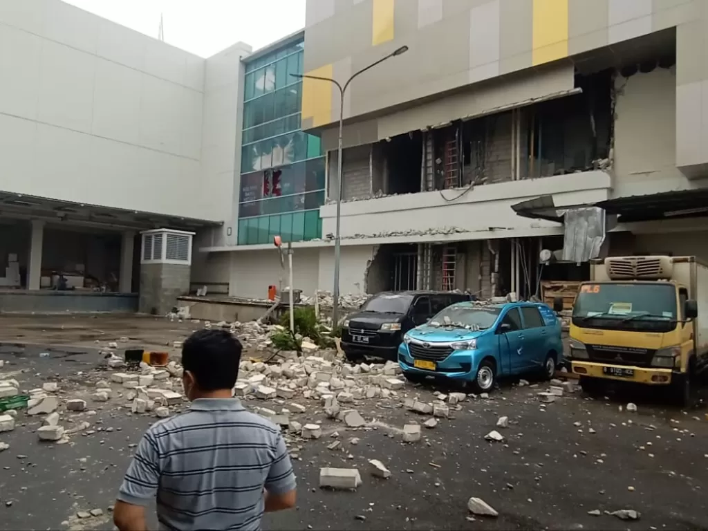 Suasana diduga ledakan di Margo City, Depok. (Foto: Dok Istimewa)