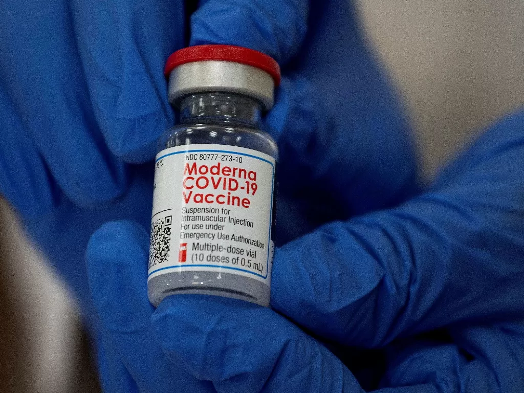 Vaksin Moderna. (photo/REUTERS/Eduardo Munoz)