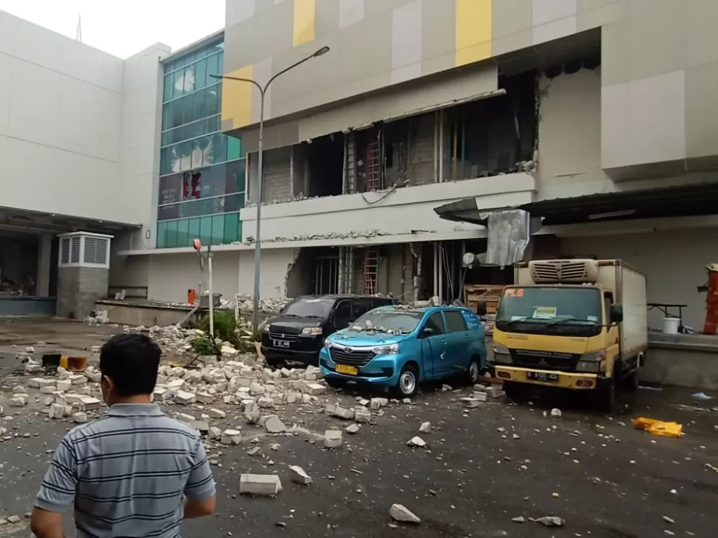 Suasana diduga ledakan di Margo City, Depok. (Dok Istimewa).