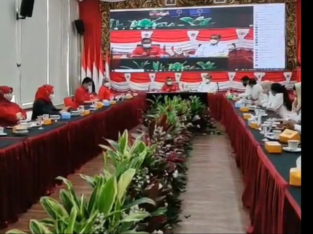 Pertemuan PDIP dan Gerindra membahas banyah hal (Instagram @gerindra)