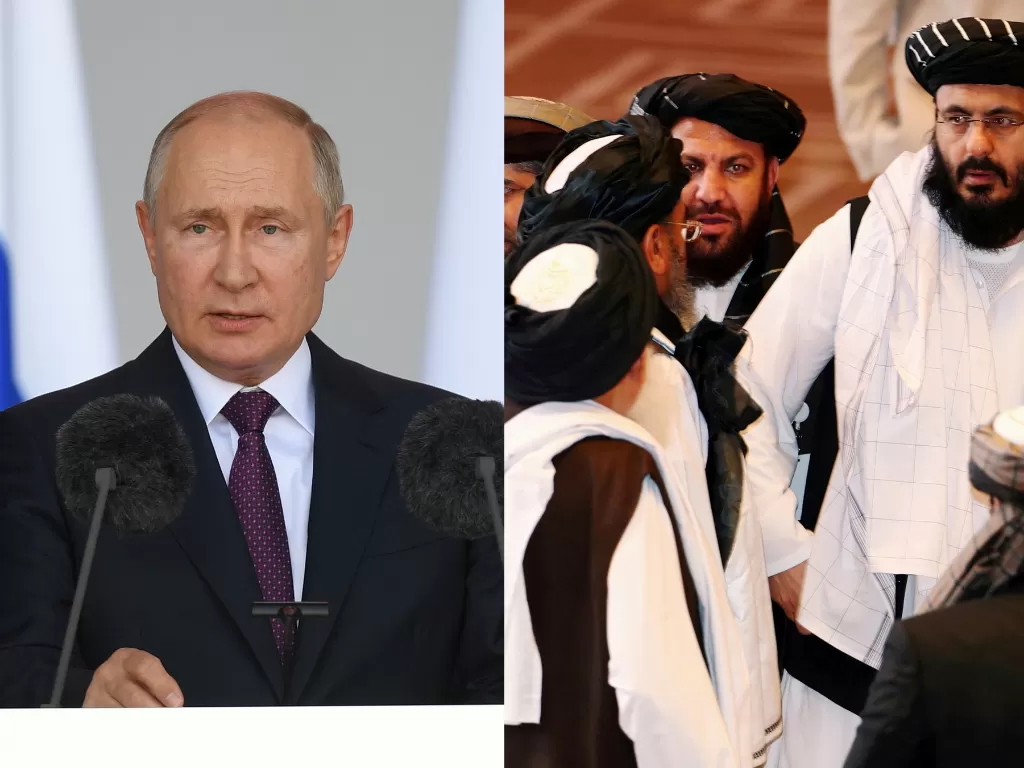 Vladimir Putin khawatir Taliban jadi ISIS baru. (REUTERS/Ibraheem al Omari)