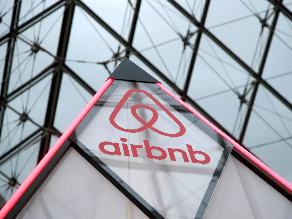 Logo Airbnb. (photo/Ilustrasi/REUTERS/Charles Platiau)