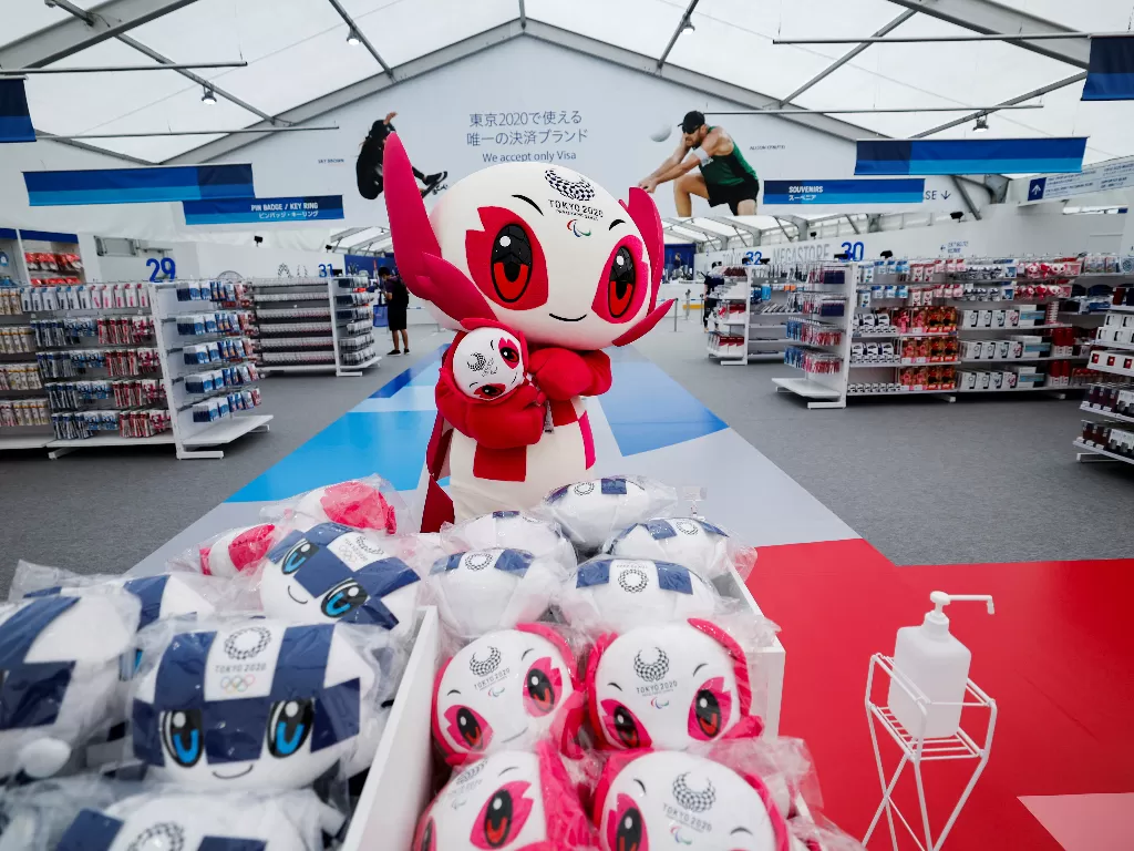 Maskot Paralimpiade Tokyo 2020 (REUTERS/Issei Kato)