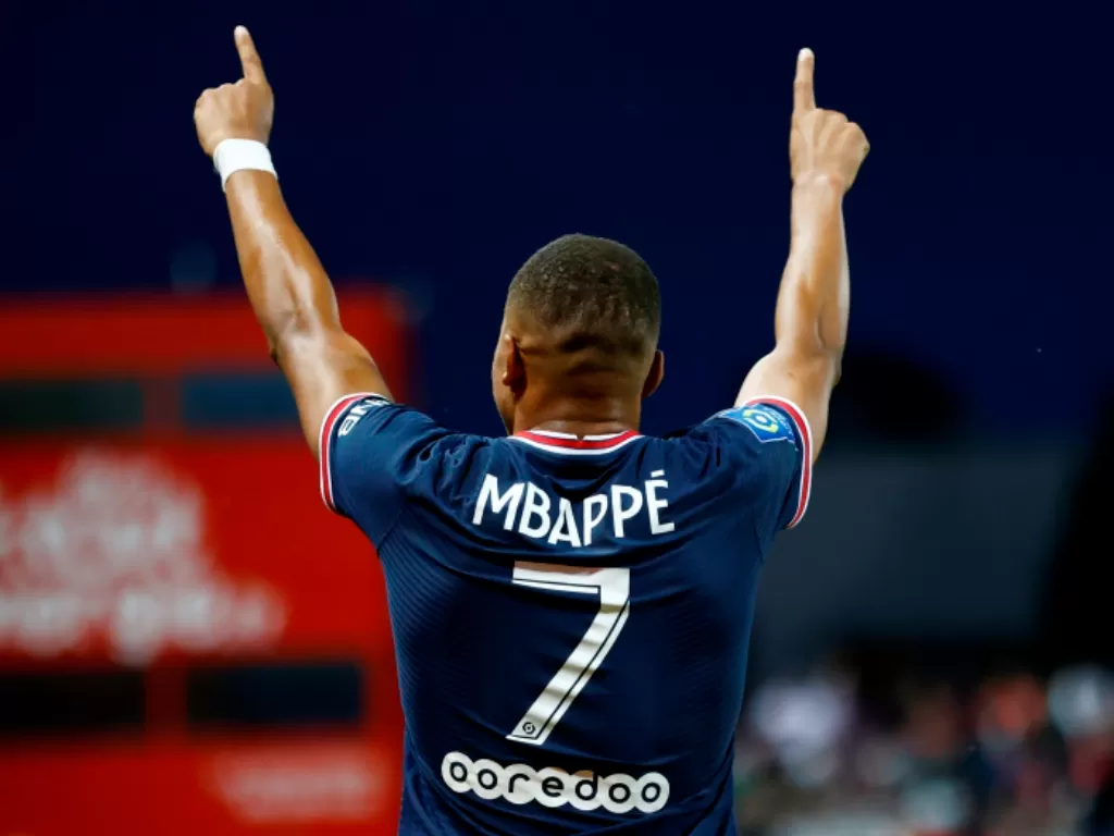 Kylian Mbappe sedang diincar oleh Real Madrid. (REUTERS/Stephane Mahe)