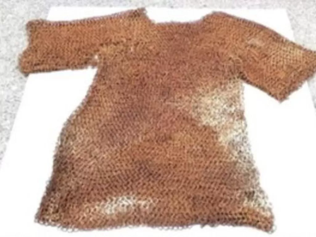 Tampilan baju zirah berusia lebih dari 800 tahun. (photo/Dok. Bartle D’Arcy) 