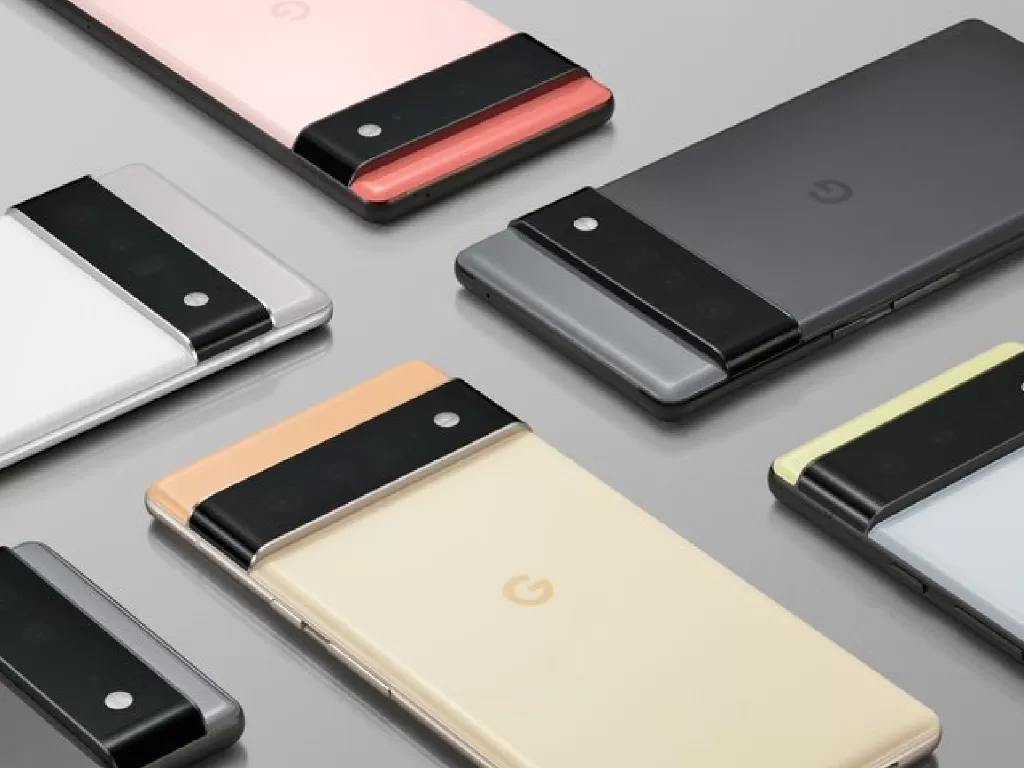 Tampilan belakang dari smartphone Google Pixel 6 terbaru (photo/Google)
