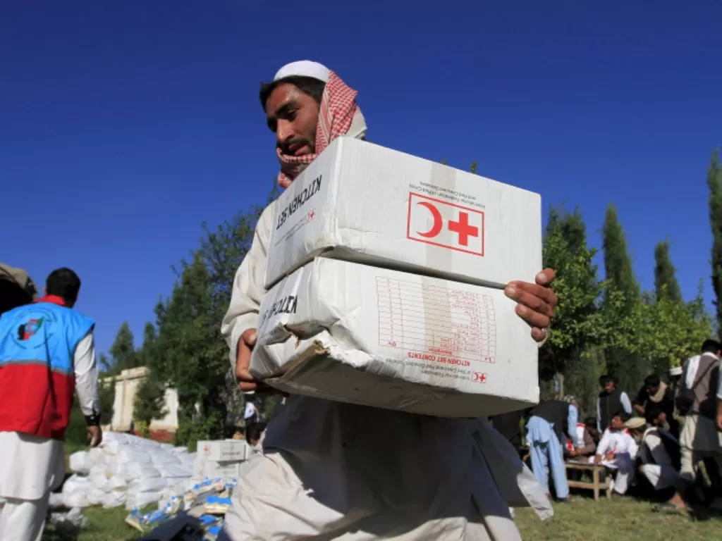 Pasokan alat kesehatan di Afghanistan mulai menipis. ( REUTERS/Parwiz)