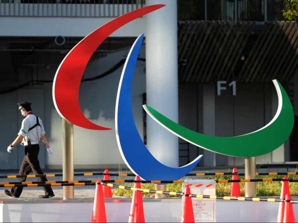 Logo Paralimpiade Tokyo 2020. (REUTERS/Lisi Niesner)
