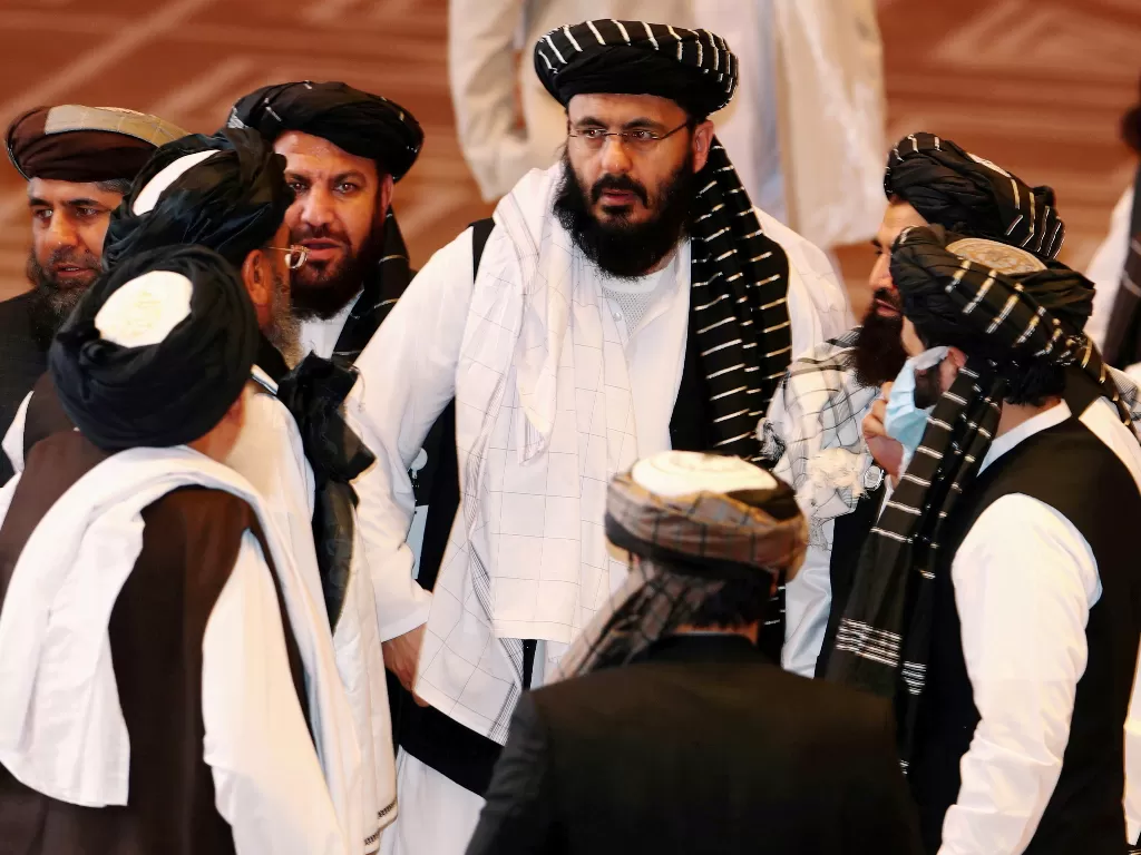 Kelompok Taliban. (photo/REUTERS/Ibrahem Alomari)