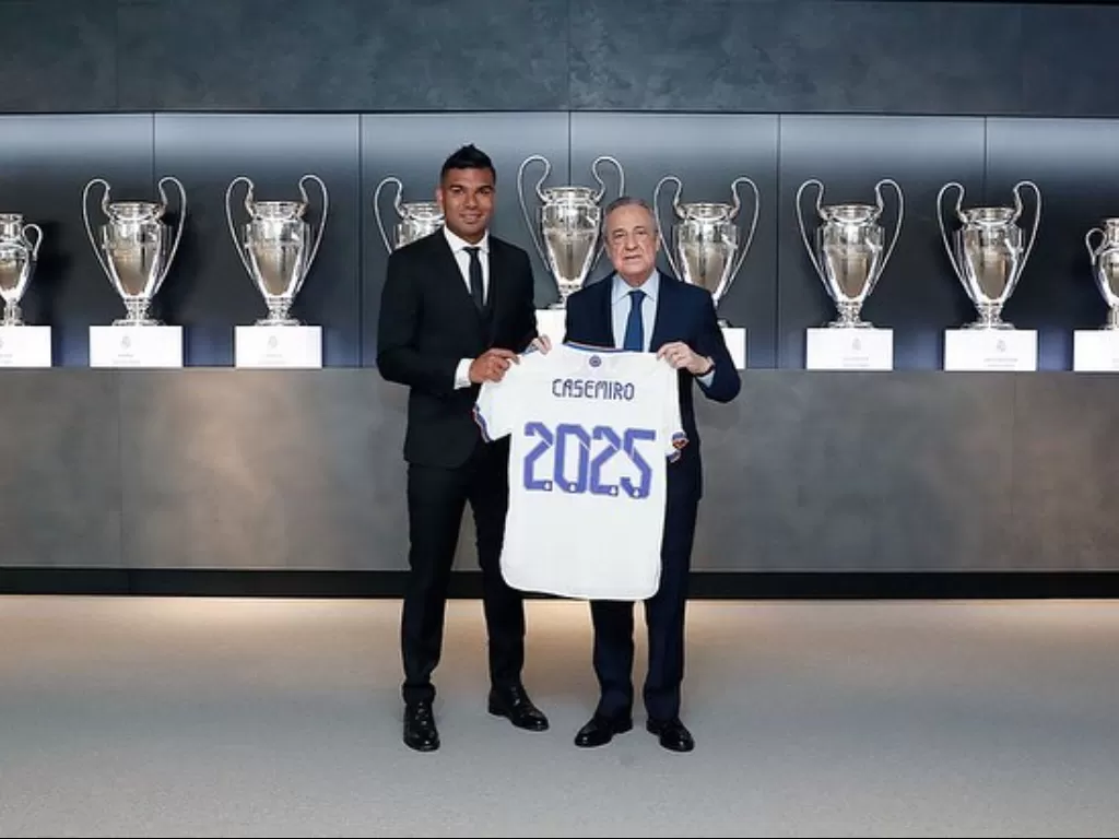 Casemiro perpanjang kontrak di Real Madrid. (photo/Instagram/@casemiro)