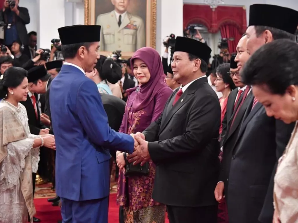 Presiden Jokowi dan Menhan Prabowo (Instagram/prabowo)